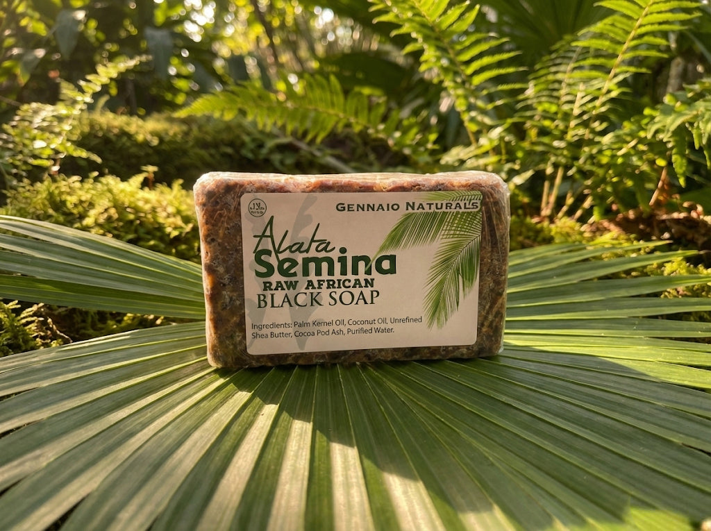 Raw Natural Organic African Black Soap