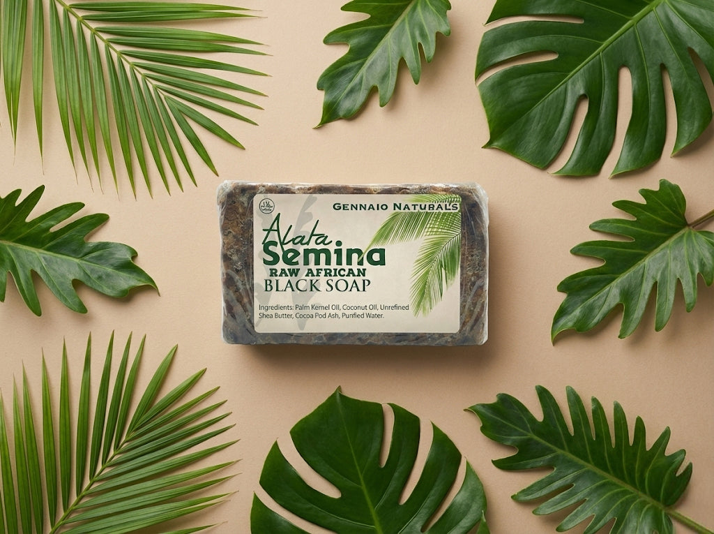 Raw Natural Organic African Black Soap